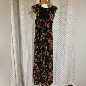 Lulu’s Floral Wide Leg Jumpsuit